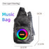 Sling Bag With Built-in RGB Bluetooth Speaker.